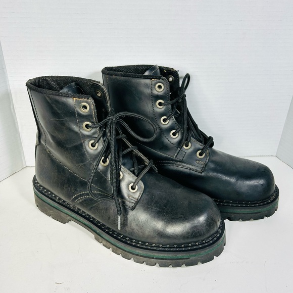 High Sierra Leather Steel Toe Bailey Boots Size 9 M Preowned. - Picture 2 of 8